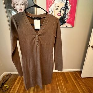 NWT brown dress